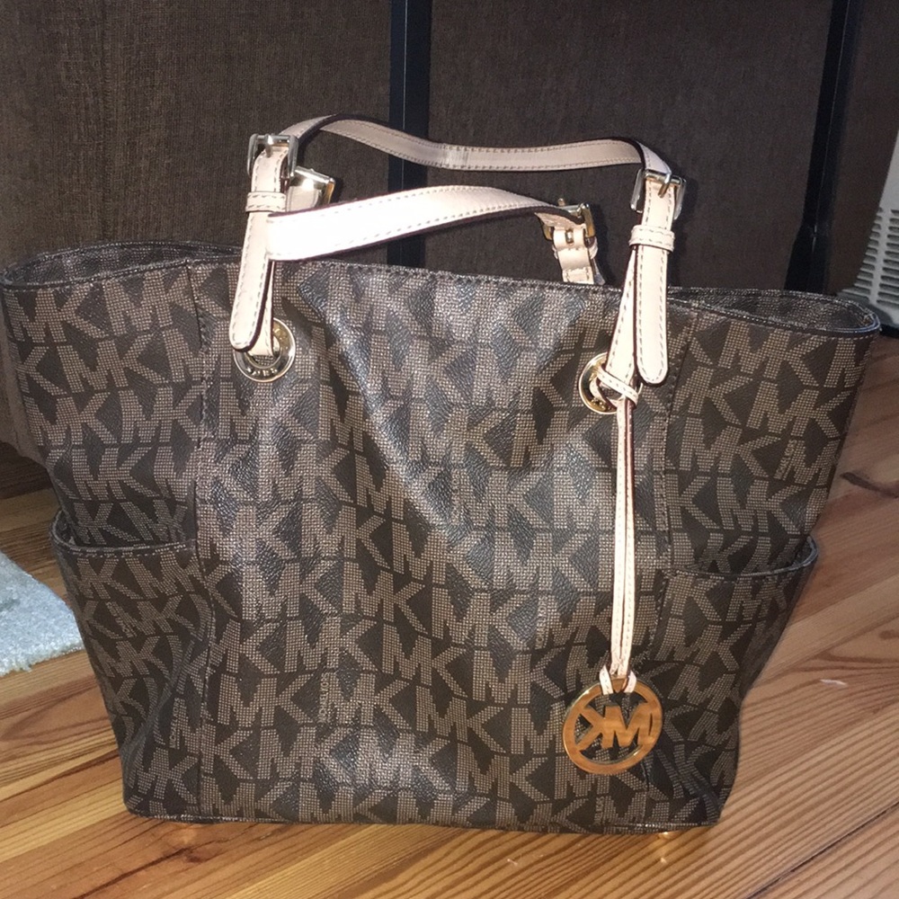 Classic mk print Michael kors tote bag